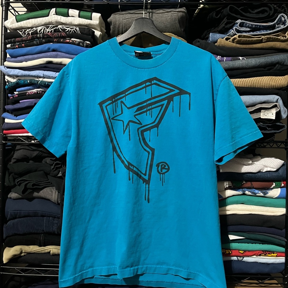 Famous Stars & Straps Teal Graphic Tee